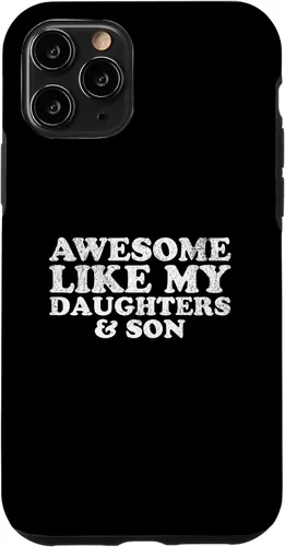 Vista 29 de Awesome Like My Two Daughters and Son Funny Mom Dad Parent Case for iPhone 16
