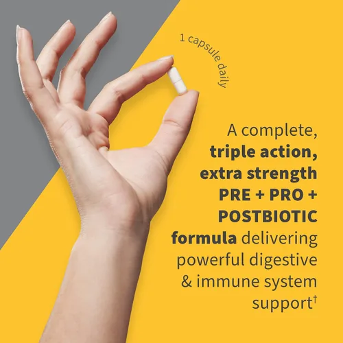 Vista 3 de Garden of Life Dr Formulated - Suplemento completo. Pro, pre y postbióticos 3 en 1, 1 al día. Salud digestiva e inmune para mujeres y hombres. Extra