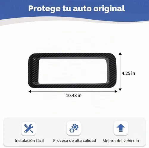 Vista 7 de RT-TCZ para reposabrazos de bandeja de tapa de Silverado de fibra de carbono para Chevy Silverado/Suburban/Tahoe 2014-2018 para GMC Sierra/Yukon