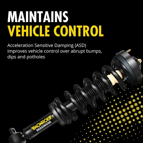 Vista 3 de Monroe Magnum Loaded Assembly 153029 - Conjunto de suspensión y muelle helicoidal para Dodge Ram 1500