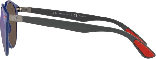Vista 4 de Ray-Ban RB4296m Scuderia Ferrari Collection - Gafas de sol redondas para hombre