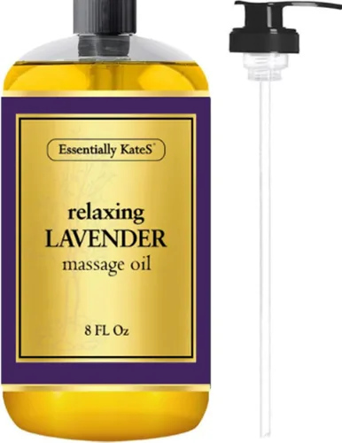 Vista 5 de Essentially KateS Aceite de Masaje para Músculos Adoloridos 8 onzas líquidas - Extracto de Árnica y Menta - Calma los Músculos y Articulaciones