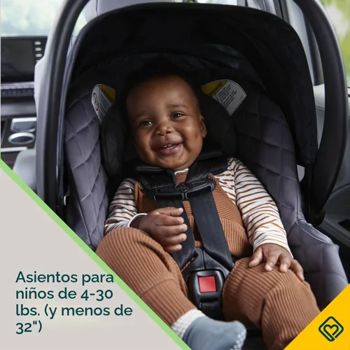 Vista 4 de Safety 1st onBoard™ Insta-Latch™ DLX - Asiento infantil para automóvil con base, asiento de automóvil para bebé de 4 a 30 libras, asiento