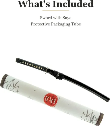 Vista 7 de Grúa de baile Wakizashi, espada de espiga completa forjada a mano de acero al carbono 1060 grúa bailarina de hierro tsuba 1060 wakizashi
