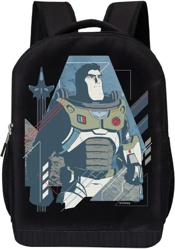 Vista 2 de Disney Pixar Lightyear Space Ranger - Mochila para niños Buzz Lightyear Space Ranger Bolsa acolchada de malla de aire de 16 pulgadas, Lightyear 1
