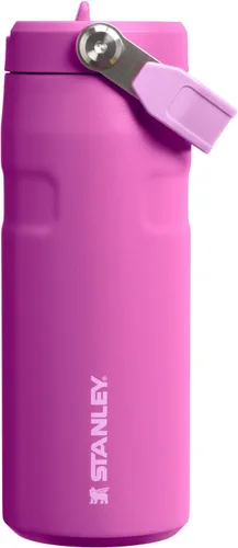 Vista 97 de STANLEY - Botella de agua IceFlow Flip Straw 2.0 con pajilla abatible, abertura más grande, acero inoxidable aislado, sin bisfenol A, 16 onzas