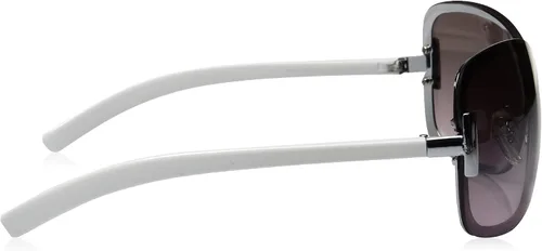 Vista 3 de CIRCUS NY BY SAM EDELMAN Women's Cc201 Metal Shield Rectangular Sunglasses with Uv400 Protection-Trendy Gifts for Her, 132mm