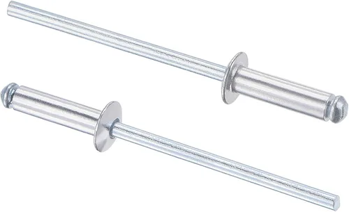Vista 21 de uxcell Remaches ciegos, remaches de aluminio para tirar, 60 piezas tono plateado