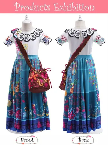 Vista 2 de Disfraz de cosplay para niñas vestido de princesa