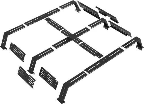 Vista 9 de Hooke Road - Barra de cama alta de 12.2" para camionetas de tamaño completo con rieles de cama - Compatible con Toyota Tundra 07-23 y Toyota Tacoma
