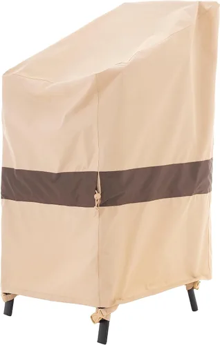 Vista 11 de WJ-X3 Funda Apilable para Silla de Patio, Resistente, Resistente al Viento e Impermeable, Fundas para Sillas de Patio al Aire Libre, 28A x 36P x