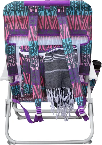 Vista 3 de Hurley - Silla de playa tipo mochila talla única rosa violeta