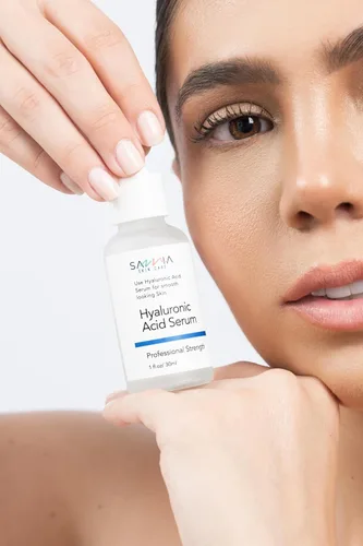 Vista 9 de Suero de ácido hialurónico, humedad durante todo el día, suero facial para una piel de aspecto suave, hidrata, rellena la piel, reduce las arrugas
