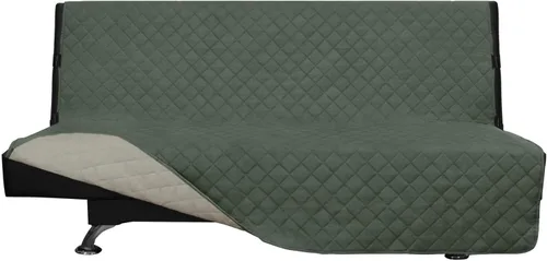 Vista 336 de Easy-Going - Funda reversible para sofá, resistente al agua, con varillas de espuma y correas elásticas, protector de muebles para mascotas y perros