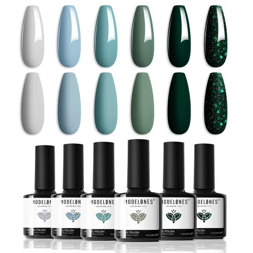 Vista 11 de modelones Juego de imanes de ojo de gato, esmalte de gel francés con corazón de ojo de gato, kit de herramientas de uñas de doble cabeza 5 en 1