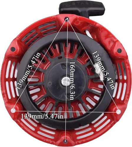 Vista 2 de Arranque de retroceso GX160 GX120 GX200 con cables de tracción para Honda 4 HP 5.5 HP 6.5 HP Motor 28400-ZE1-003ZF 28400-Z0T-003ZA 28400-ZH8-013ZA