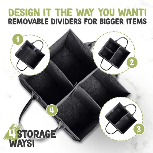Vista 6 de KeaBaies - Cambiador de pañales portátil y organizador de pañales para bebé, tapete cambiador plegable impermeable para bebés, organizador grande