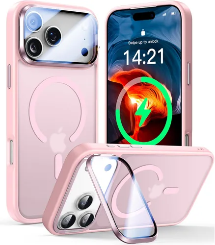 Vista 89 de VOFATA [Protección Completa Mejorada de la Cámara] para Funda iPhone Air con Cubierta de Cámara con Soporte [Compatible con MagSafe][Protección
