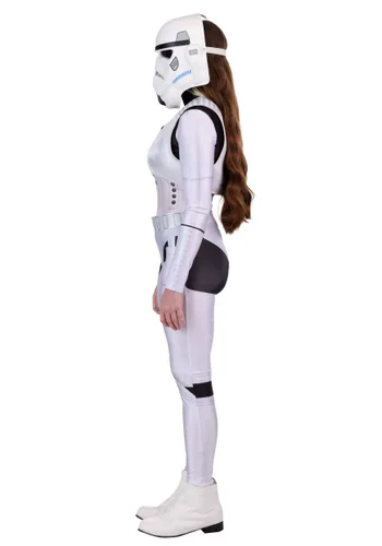 Vista 7 de Disfraz Deluxe de Mujer Stormtrooper de Star Wars Multicolor
