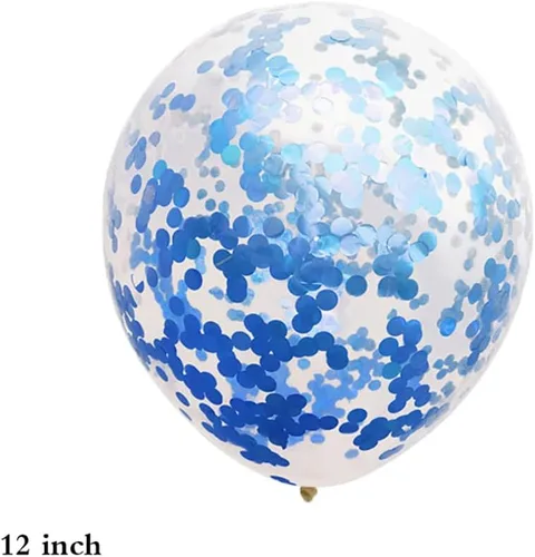 Vista 3 de Globos, 11 globos de aluminio de 8 años para decoración de fiesta de cumpleaños de 8 años, globos de confeti para fiesta de niños, suministros