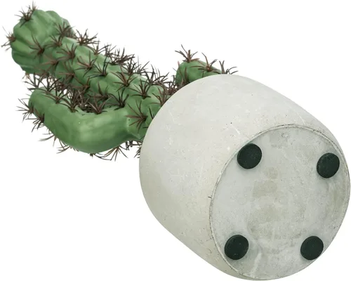Vista 7 de MyGift Planta artificial de cactus saguaro de 16 pulgadas en maceta de cemento, decoración del suroeste para interiores