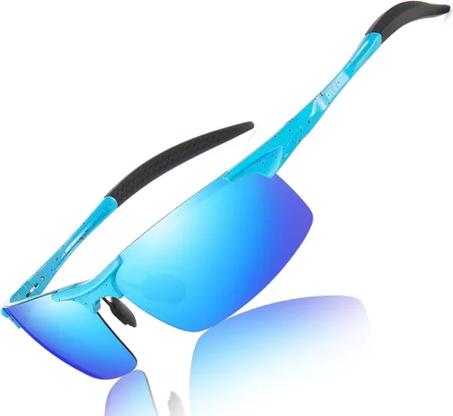 Vista 103 de Duco - Gafas de sol deportivas polarizadas para hombre con protección UV 8177s