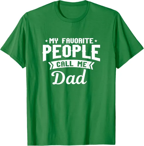 Vista 5 de My Favorite People Call Me Dad - Camiseta divertida, Negro, S