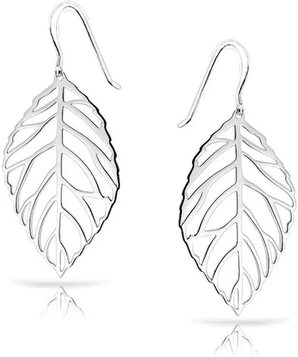 Vista 3 de Verynice Leaf arete Plata de ley 925