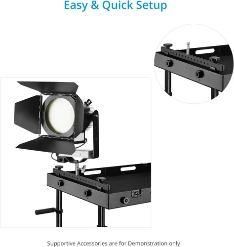 Vista 3 de Proaim Pasador de bebé de 5/8 pulgadas con tornillo de 3/8 pulgadas para carro de producción de video Proaim Victor Lite. para accesorios de soporte