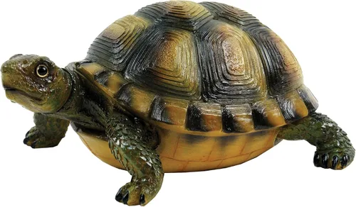 Vista 2 de Desert Turtle by Michael Carr Designs - Figura de tortuga para exteriores, para jardines, patios y césped (80061), verde