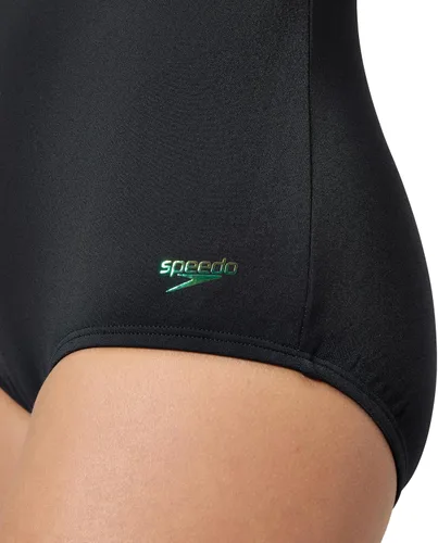 Vista 18 de Speedo - Traje de baño de una pieza para mujer, con costura de princesa, PowerFlex, Ultraback, corte conservador