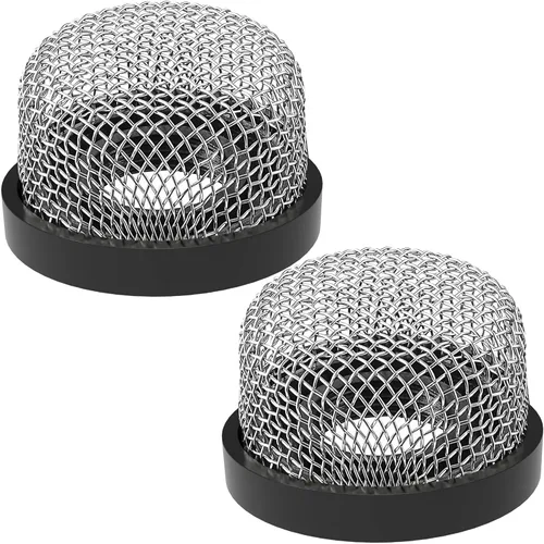 Vista 8 de Saillong 1 colador de malla de acero inoxidable de ¾ pulgadas -14, filtro de pantalla aireador de acero inoxidable compatible con bombas Livewell