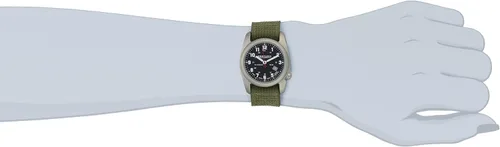 Vista 7 de BERTUCCI A-2T Reloj Hombre - Titanio - Correa de Nylon Oliva - Esfera Negra - 12122, Negro -, Deportes