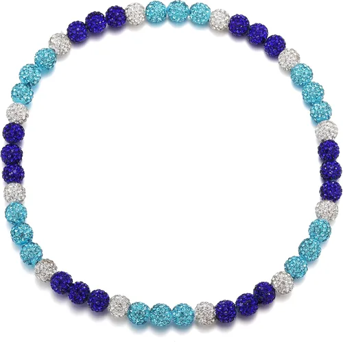 Vista 33 de Collar de Cadena de Béisbol con Perlas para Hombres, Regalos de Collar de Béisbol de la Colección Bling Ice para Niños, Collar de Accesorios