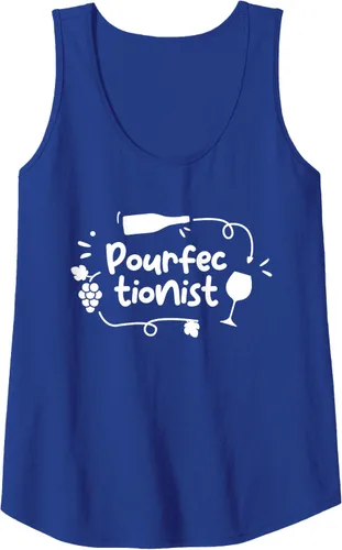 Vista 8 de Booze Joke for Red Wine Lover and Connoisseur Tank Top