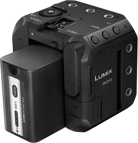 Vista 9 de Panasonic LUMIX BGH1 Cinema 4K Box Cámara, Micro Cuatro Tercios con Livestreaming (DC-BGH1), Negro