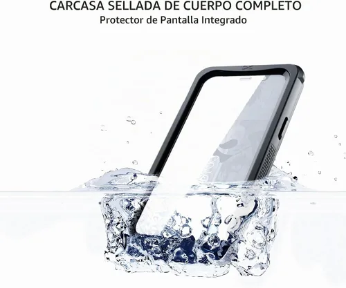 Vista 3 de Ghostek NAUTICAL - Funda impermeable para iPhone 14 con protector de pantalla, clip para cinturón, compatible con MagSafe, protección extremadamente