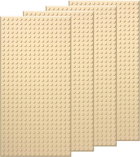 Vista 12 de EKIND 2 placas base clásicas de 5 x 10 pulgadas, compatibles con ladrillos de juguete de las principales marcas, fomenta la lógica y la creatividad