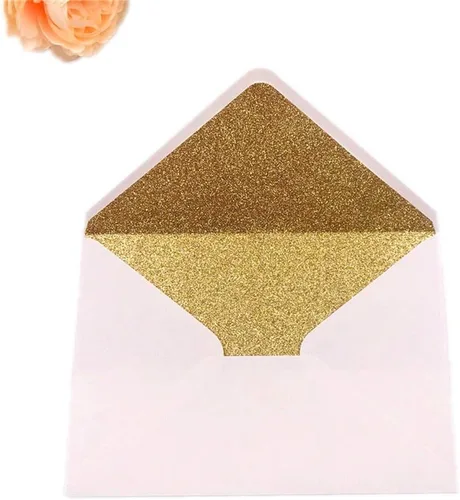 Vista 12 de 25 sobres A7 de color rubor perlado, 5.35 x 7.7 pulgadas, perfectos para bodas de 5 x 7, tarjetas de invitación, invitación de felicitación