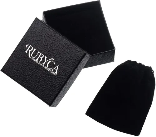 Vista 5 de RUBYCA Surtido mezclado redondo Druk Crackle Checo Cuentas de cristal para la fabricación de joyas (0.157 in, 100 unidades)