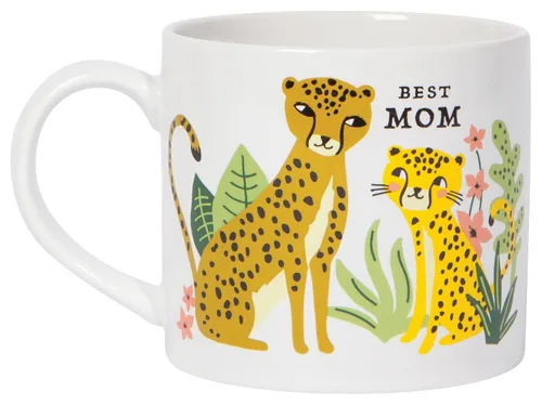 Vista 5 de Now Designs Jubilee Best Mom - Taza de gres en caja, 14 onzas