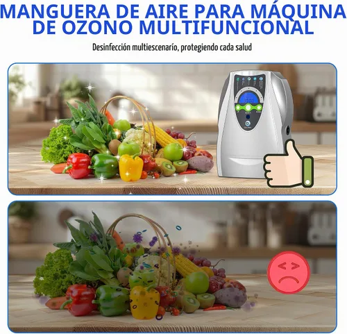 Vista 5 de Tubo de aire de silicona y piedra difusora para máquina portátil de ozono VTAR