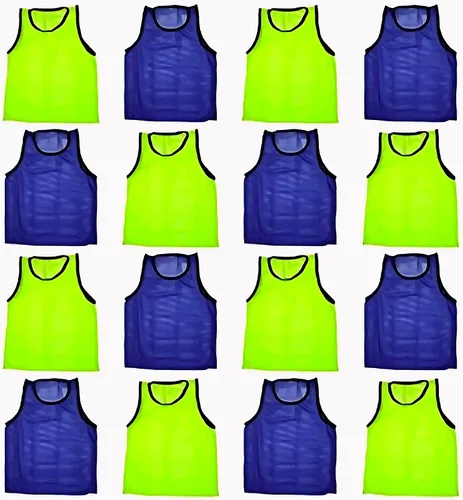Vista 62 de BlueDot Trading Adult & Youth Scrimmage Training Vests for Soccer, Basketball & More – Available in 1, 6, 12, 24 Packs Naranja