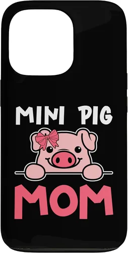 Vista 10 de Cute Mini Pig Mom Miniature Pig Owner Women Case for iPhone 16