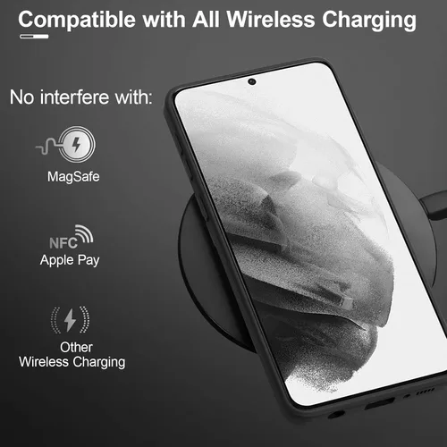 Vista 6 de UEEBAI Funda para Samsung Galaxy S9, funda delgada de silicona líquida a prueba de golpes, protección de cuerpo completo, con microfibra