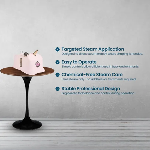 Vista 5 de Jiffy Commercial Pro-Line - Vaporizador para sombreros, color rosa