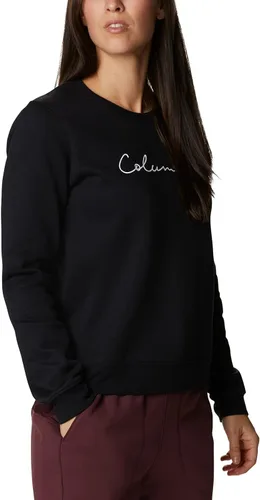 Vista 5 de Columbia Camiseta gráfica Trek para mujer, logotipo negroguión, talla 1X Plus