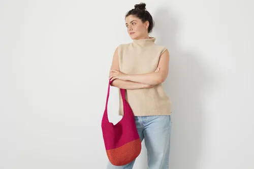 Vista 5 de The Sak 120 Hobo Bag - Bolso grande para mujer y bolso de hombro - Bolso con bolsillo trasero con cremallera y cierre magnético a presión