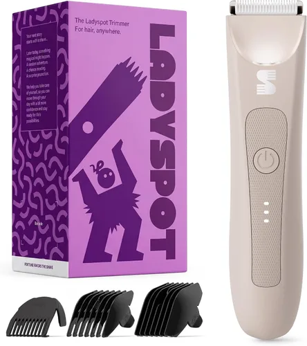 Vista 10 de Bikini eléctrico y recortador de vello corporal para mujer, morado Púrpura