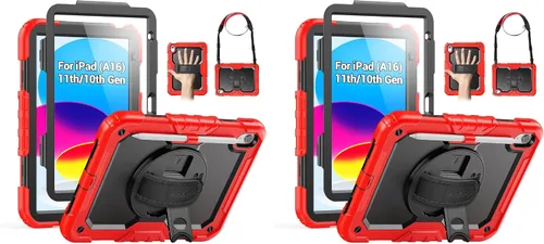 Vista 15 de SEYMAC Funda para iPad Air de 5ª/4ª generación de 10.9 pulgadas, Funda Protectora de Cuerpo Completo Resistente a Golpes con Protector de Pantalla